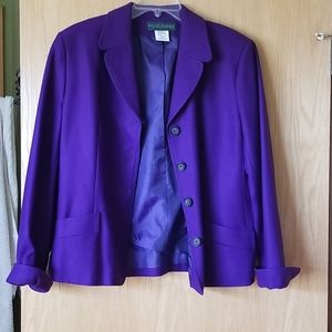 Purple never worn harve bernard jacket